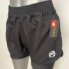 short_runner_dama_negro_frontal Short runner con licra para dama