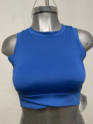 Crop Top con pretina cruzada